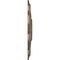 Ekena Millwork Deria Ceiling Medallion (Fits Canopies up to 6"), Hand-Painted Warm Silver, 20 1/4"OD x 1 1/2"P CM20DRWSS - alternate 3